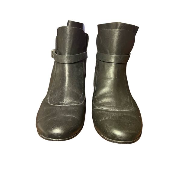 Sigerson Morrison Leather Moto Boots - Size 7 - Biker Chic - Picture 4 of 11